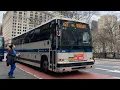Bay Ridge-Shore Rd Bound 2011 Prevost X3-45 2419 X27 Express Bus From 23rd St To 4th Av