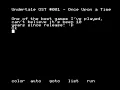 Undertale - Once Upon a Time MSX-BASIC Cover Short