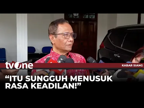 Mahfud MD soal Vonis Harvey Moeis: Mana Ada Orang Diadili gak Sopan