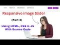 Image Slider Using HTML CSS JS Bootstrap Carousel