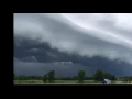Shelf Cloud rolling in to Topeka Kansas