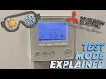 HVAC Tips Mitsubishi Electric Controller Test Mode Explained