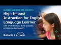 Webinar High Impact Virtual Literacy Instruction for ELL Students