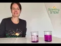 Diffusion with potassium permanganate - science lesson