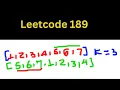 Leetcode 189 Rotate Array Two Pointers