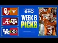 College Football Week 6 PICKS BEST BETS I CBS Sports
