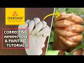 How to Correct Imperfections and Painting on Casting - Tutorial DIY Couple Hand Casting Kit