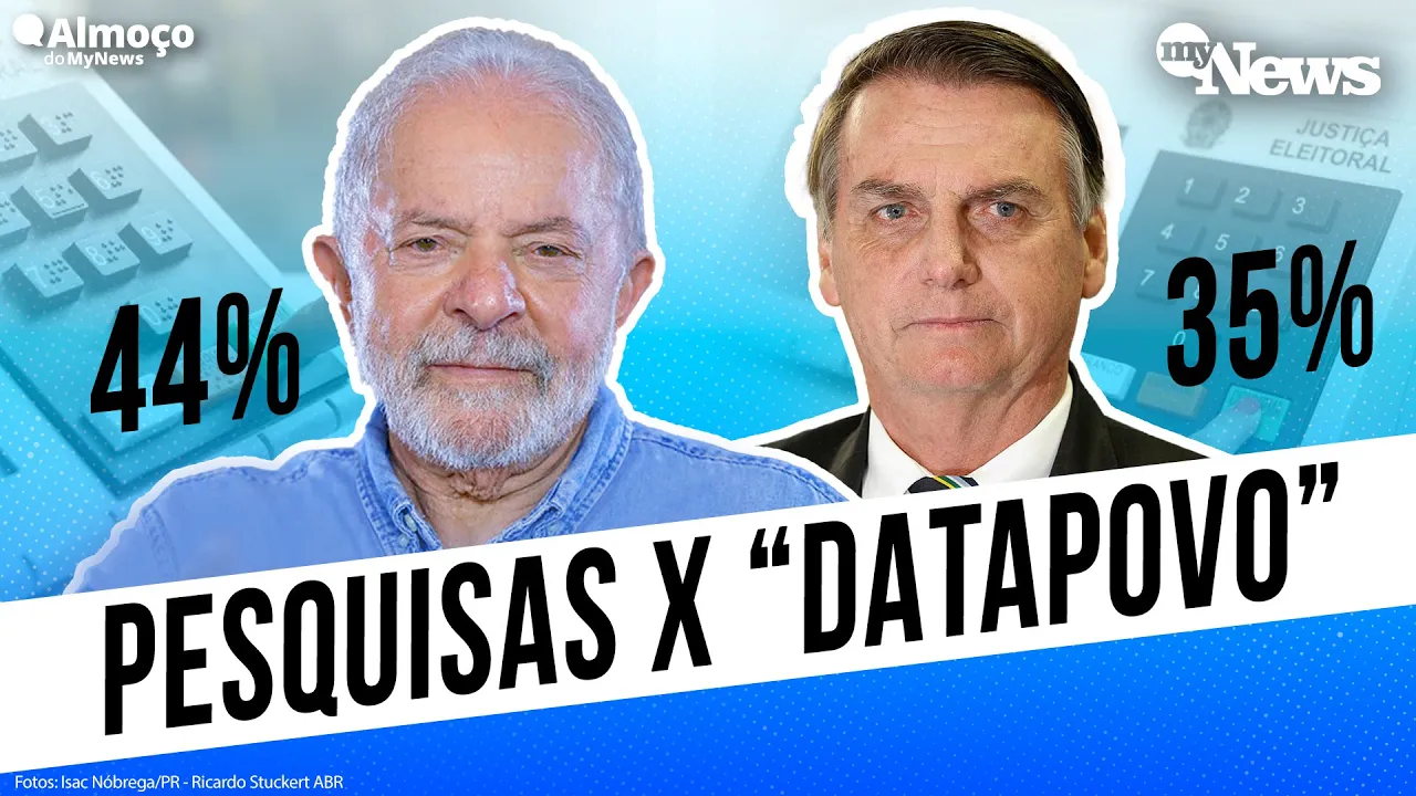 Lula tem 44% e Bolsonaro 35%, diz pesquisa BTG/FSB | presidente defende "datapovo" em Londres