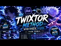 New Twixtor Method - After effects Tutorial Flow Frames
