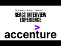 Accenture react interview experience react js interview