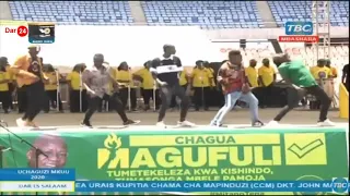 live balaa la makomando snura majanga walivyomkaribisha magufuli uwanja wa mkapa hakuna mpinzani