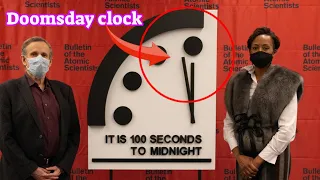doomsday clock 100 seconds to midnight experts say that mankind is closer to the end of the world