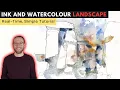 Download Lagu Stap-voor-stap inkt- en aquarellagen aanbrengen: een eenvoudige aanpak voor landschapsschilderen
