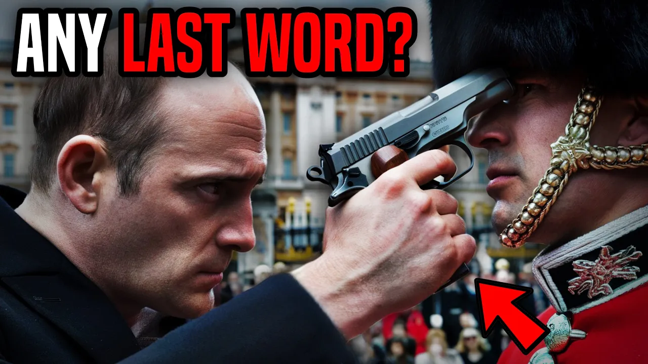 Outline Video Wanted Fugitive Pulls a GUN on a Royal Guard—What Happens Next Will Leave You Speechless