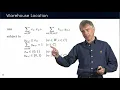 Discrete Optimization intuition relaxation branch and bound knapsack warehouse location 26 16
