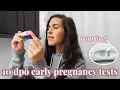 Taking Lots of Pregnancy Tests at 10 DPO Is There a Faint Line