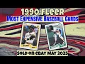 1990 Fleer Most Expensive eBay Sales Baseball Cards - May 2025