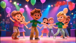 يلا نلعب ونغني أغنية أطفال جديدة 2025 رسوم متحركة 3D ستايل ديزني 