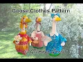 For Goose Clothes Ruffled Dress Pattern PoseAble Wings by Glamour Goose