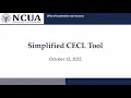 Simplified CECL Tool