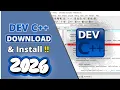 How to install Dev C on Windows Updated 2026