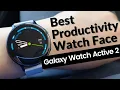 Best productivity Galaxy watch face - My Day