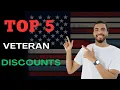 UNLOCK These 5 HUGE Veteran Discounts You Might Be Missing Out
