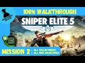 Sniper Elite 5 100 Walkthrough Mission 2 - Occupied Residence