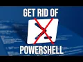 REMOVE - DEACTIVATE POWERSHELL RUNNING ON BACKGROUND