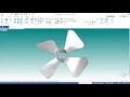 SolidEdge Propeller with Surfaces