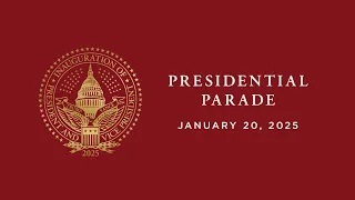 Donald J. Trump Attends the Presidential Parade