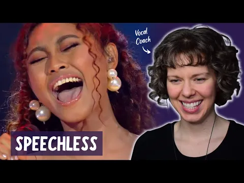 Download MP3 Vocal analysis and reaction to Novia Bachmid singing Speechless on Indonesian Idol 2020