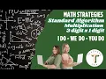 Multiplication Standard Algorithm 3 digit x 1 digit - Teachers Tea