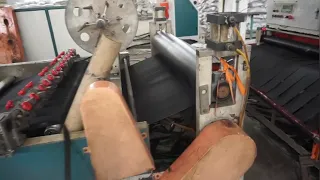 Geocell Production Raw Material Feeding Sheet Extruding 