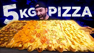 a MAIOR PIZZA de METRO em SÃO PAULO! 5.1KG