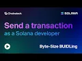 Send a Solana Transaction in 3 Minutes Learning solana-web3 js