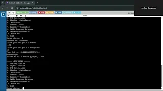 Java Online GDB Joshua Campaner