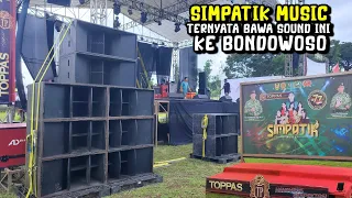 simpatik music apparently brought this sound system to bondowoso