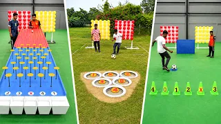 3 Epic Precision Games in 1 Video! ⚽🎯