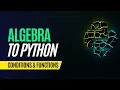 Learn to Program in Python Using Algebra Functions