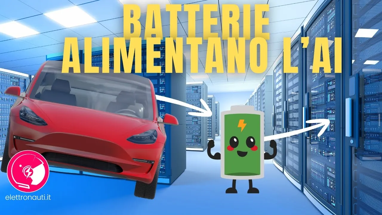 Batterie EV di seconda vita per alimentare i data center AI