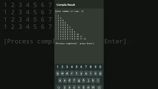 Program to Print a Half-Pyramid Using Numbers
