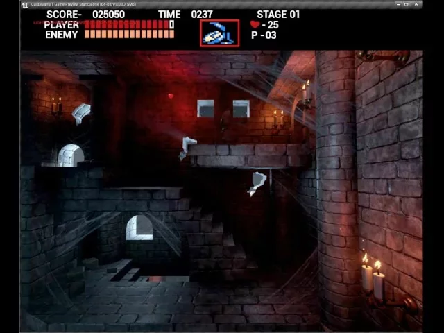 Castlevania level 1 made in unreal