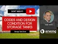1 Codes and design condition for storage tanks
