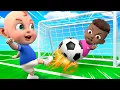 Lagu Main Sepakbola, Cetak Gol! | Lagu Sepak Bola - Kartun dan Lagu Anak | Bahasa Indonesia - Rosoo