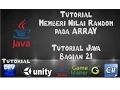 Tutorial Java dengan Netbeans - 21 Tutorial Memberi Nilai Random pada Array