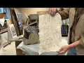 how to make rubber for imprinting cement