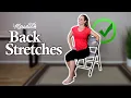 Total Back Stretching Exercises For Seniors And Beginners All Seated 11 Min