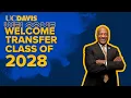 Chancellor May Welcomes UC Davis Transfer Class of 2028