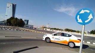 طريقه اختبار القيادة في مدارس تعليم القيادة    اختبار القيادة العملي في الميدان   دندنها